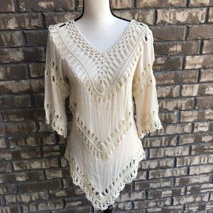 Boho Crochet Tunic
